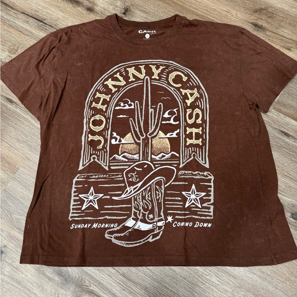 Johnny Cash Sunday Morning Coming Down Tour T-shirt